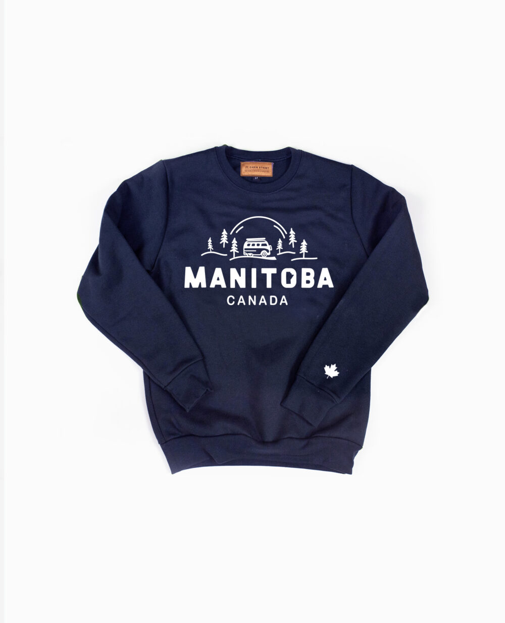 Manitoba road trip crewneck sweater